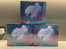 Pokemon TCG Journey Together Elite Trainer Box ETB Factory Sealed x3 - Image 1