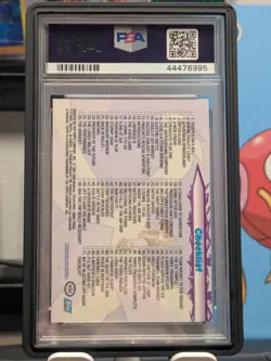 PSA 10 LUGIA CHECKLIST POKEMON TOPPS MOVIE 2000 SILVER FOIL RARE POP 8 - Image 3