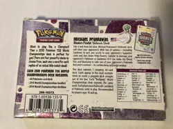 Pokemon 2010 World Championships Deck Boltevoir Michael Pramawat FACTORY SEALED - Image 2