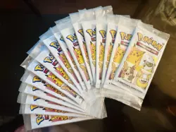2021 General Mills Cereal Pokemon TCG: 25th Anniversary Sealed Packs (Lot of 16) - Image 1