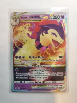Pokemon TCG Hisuian Typhlosion VSTAR Astral Radiance 054/189 Holo Ultra Rare - Image 1