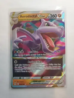 Pokemon TCG Aerodactyl VSTAR Sword & Shield - Lost Origin 093/196 Holo Ultra... - Image 1