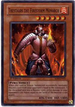 Thestalos the Firestorm Monarch - RDS-EN021 - Super Rare - 1st Edition x1 Heavil - Image 1
