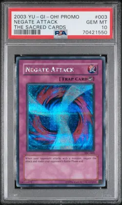 PSA 10 Negate Attack TSC-003 Secret Rare Promo *1550 YUGIOH - Image 1