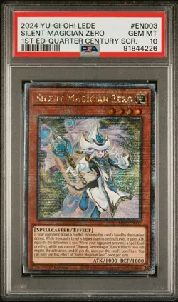 PSA 10 Silent Magician Zero | 1st Ed Legacy Of Destruction | QCSR | POP 8 - Image 1