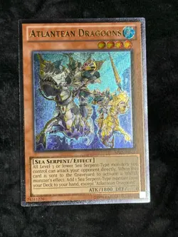 Yugioh Atlantean Dragoons AP02-EN001 Ultimate Rare Promo NM - Image 1
