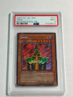 PSA 9 MINT JINZO BPT-011 Secret Rare Promo *8072 YUGIOH - Image 1
