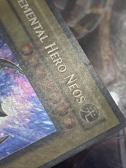Elemental HERO Neos CT03-EN001 Limited Edition Secret Rare LP dings & scratches - Image 4
