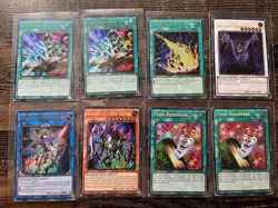 YUGIOH! 1ST EDITION BLCR AND MAMA x8 HOLO LOT-TOON BLACK LUSTER SOLDIER - Image 1
