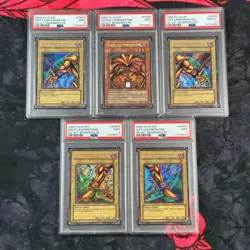PSA Exodia the Forbidden One UBP1 Secret Rare COMPLETE SET CONSECUTIVE Yugioh - Image 1