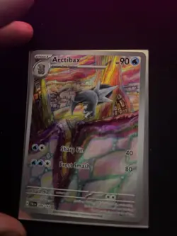 Pokemon Arctibax Holo IR TCG Card 209/193 Sv02: Paldea Evolved - Image 1