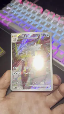 Pokemon Arctibax Holo IR TCG Card 209/193 Sv02: Paldea Evolved - Image 2