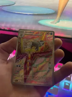 Pokemon Arctibax Holo IR TCG Card 209/193 Sv02: Paldea Evolved - Image 3
