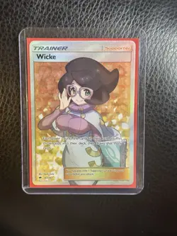 Pokemon Card - Wicke (Full Art) SM - Burning Shadows 147/147 Ultra Rare - Image 1