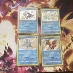 Pokemon Card Lot of 4 water type Shining Fates Baby Shinies - Image 1