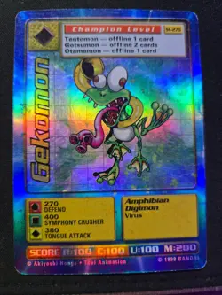 Gekomon St-27S Digimon Holo Foil Card Starter Series Bandai Digi Battle MP - Image 1