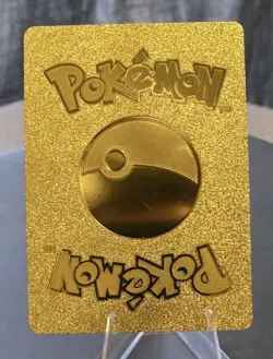 Pokemon Mewtwo EX 170hp Gold Foil Fan Art Collector Card TCG - Image 2