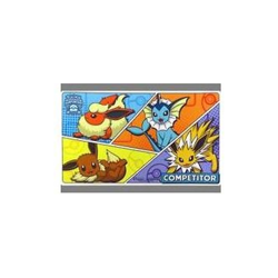 Supply Pokemon Card Game English Playmat Eevee & Booster Used - Image 1