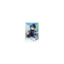 Chara Card Huoi Blue Hand Signed Cheki Style Bromide “Virtual YouTuber Ho Used - Image 2