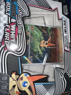 Pokemon TCG VICTINI ILLUSTRATION BOX, Ft JUMBO VICTINI CARD! IN FACTORY BOX! Rea - Image 2