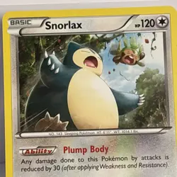 Pokemon TCG Snorlax 118/162 XY Breakthrough Regular Uncommon Card - Image 2