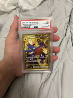 Cynthia's Garchomp EX Hyper Rare #241 - Destined Rivals- Pokemon Card - PSA 10 - Image 1