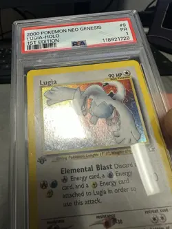 [PSA 1 PR] 2000 Neo Genesis 1st Edition Lugia Holo #9 Graded Pokemon Card - Image 2