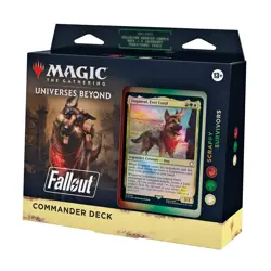 Magic: The Gathering Fallout Commander Deck - Scrappy Survivors (100-Card Deck, - Image 1
