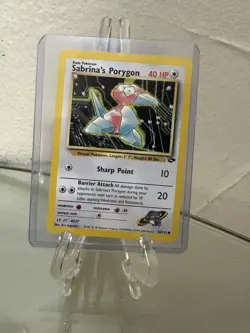 Pokemon TCG Sabrina's Porygon Gym Challenge Unlimited Common Card 98/132 LP - Image 1