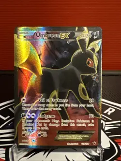 Pokemon TCG Fates Collide 2016 Full Art Holo Rare Card Umbreon EX 119/124 XY - Image 2