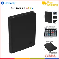 Card Storage Binder Holds 252 Toploaders 9-Pocket Double-Sided Card Case - Image 1
