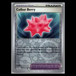 Surging Sparks - Colbur Berry - 168/191 - Reverse Holo - TCG Pokemon Card - Image 1