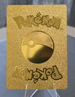 Pokemon Charizard V 508hp Gold Foil Fan Art Collector Card TCG - Image 2