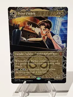 Peter Parker - MTG - Marvel Spider-Man MYTHIC #0208 (NM, NONFOIL) - Image 1