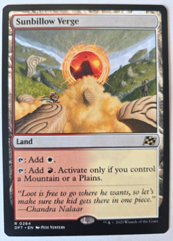 Sunbillow Verge - #264 Aetherdrift Regular Magic the Gathering MTG NM - Image 1