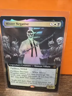 Mister Negative (Extended Art Foil) Mythic MTG Spider-Man - Image 1