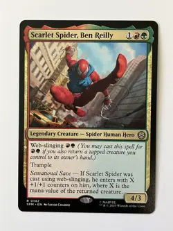 MTG Scarlet Spider, Ben Reilly (142) | NM | Spider-Man (SPM) - Image 1