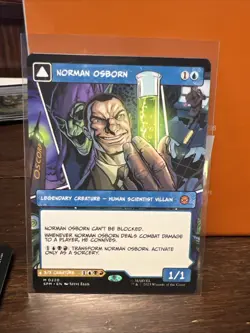 Norman Osborn (Borderless) - 0220 - Marvel's Spider-Man MTG NM/M SHIPS NOW - Image 1