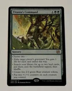 MTG Titania's Command - The Brothers' War LP - Image 1