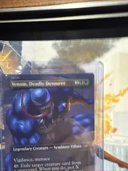 MTG Venom, Deadly Devourer (Borderless Foil) Marvel's Spider-Man 22 NM - Image 4