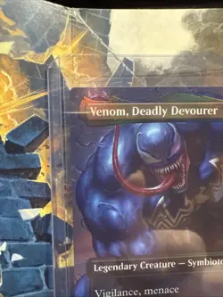 MTG Venom, Deadly Devourer (Borderless Foil) Marvel's Spider-Man 22 NM - Image 5