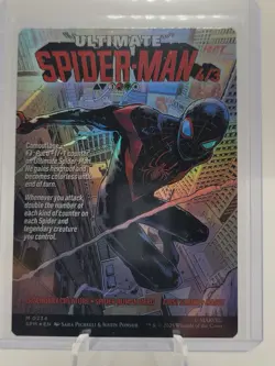 MTG - Miles Morales - Ultimate Spider-Man - Borderless - SPM 234 - FOIL - NM - Image 1