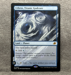 Uthros, Titanic Godcore - Edge of Eternities (EOE) #260 NM MTG Card - Image 1