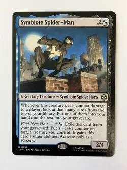 1x Symbiote Spider-Man MTG Marvel's Spider-Man NM Magic Regular - Image 1