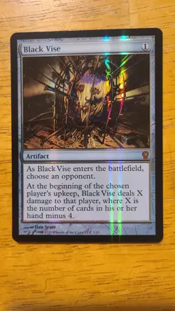 MTG Black Vise From the Vault: Relics Foil - Image 2