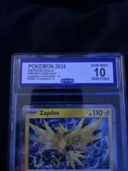 CCG PSA CGC 10 Zapdos 157 Black Star Promo Mint Pokemon Surging Sparks - Image 2