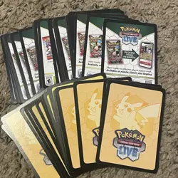 85 Pokemon TCG Online Live Code Cards Codes : Variety : SEE DESCRIPTION - Image 1