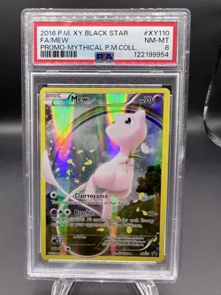 Pokemon Mew XY110 Black Star Promo Full Art Holo Generations Ultra Rare - Image 1