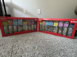 New Pokemon TCG Prismatic Evolutions Costco Mini Tins 8 Pack lot of 2 SEALED - Image 1
