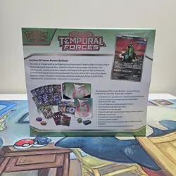 Pokemon TCG Temporal Forces Pokemon Center Exclusive ETB Iron Leaves Sealed - Image 3